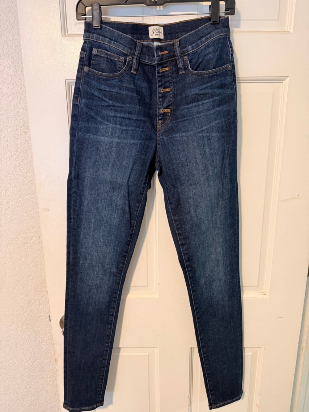J. Crew Slim High-Rise Skinny Jeans in Dark Indigo. Brand New never worn No Tags